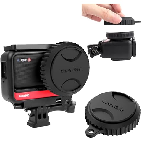 Fenmaru Objektivdeckel Objektivschutz für Insta360 ONE RS/ONE RS 1 Zoll Leica Linse Objektivschutz Cover