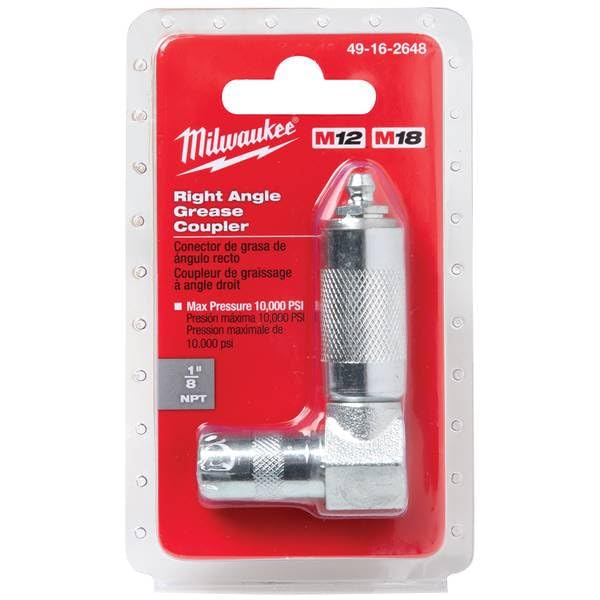 Milwaukee 49-16-2648 M18 Right Angle Coupler Grease Gun