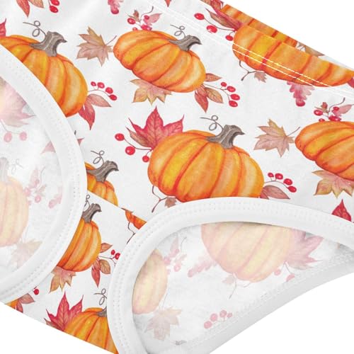 Joisal Watercolor Pumpkins Girls Underwear Toddlers 2t Cotton Girl Panties Cute Fun Underpants Briefs4