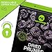 NUT CRAVINGS - Dried Prunes Pitted Unsweetened, Dry Plums No Sugar Added, Unsulphured (16oz, 1 LB) Sweet Healthy Snack, Vegan, Kosher, Resealable Bag