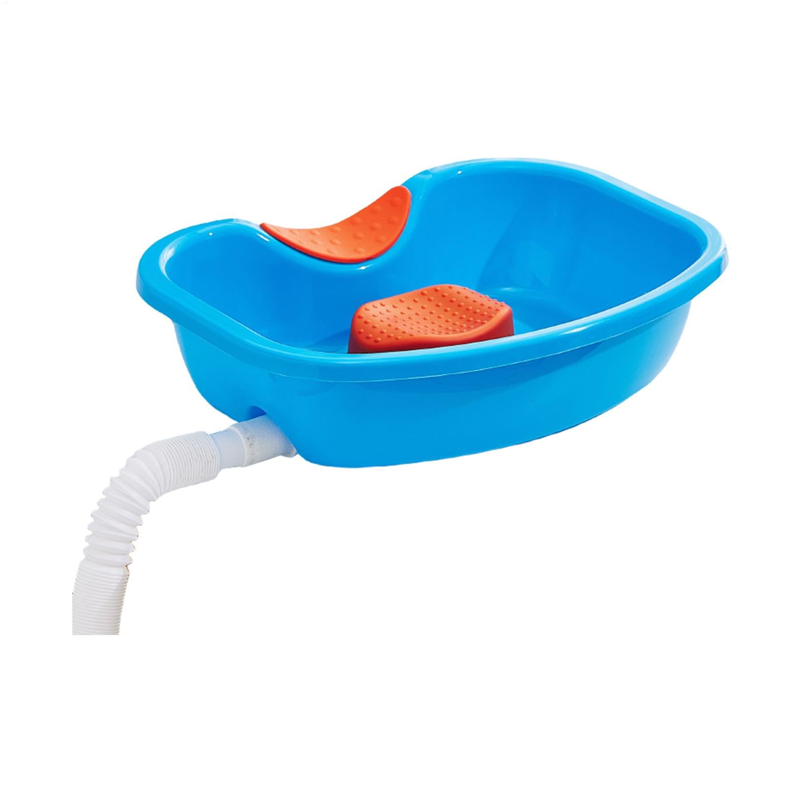 Przeno? umywalka do szamponu, miska do mycia w?osów, umywalka do salonu, bez wysi?ku, relaksuj?ca podpórka pod szyj?, 34 cm, do u?ytku przy ?ó?ku i salonów
