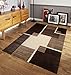 Easy Clean Stain Fade Resistant for Living Room Bedroom Kitchen Area Rug Renzo Collection, Modern Geometric Space Area Rug - Artistic Mediterranean Area Rug (Size 5 x 7 Feet)