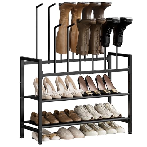 UNITSTAGE 4-Tier Boot Rack Organizer