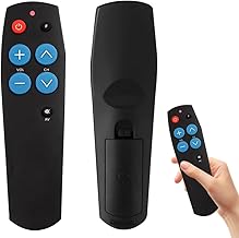 KBIBCK TV Remote Control with Large Buttons, Universal Remote Control, Easy to Use and Setup, Suitable for Dementia, Senior Remote Control, Works for TV and Cable IR Devices