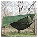 260x140cm Outdoor Double Camping Hammock with Mosquito Net and Rain Fly Tarp Lightweight Parachute Hammocks for Travel Hiking for Terrace, Outdoor(Color 3)