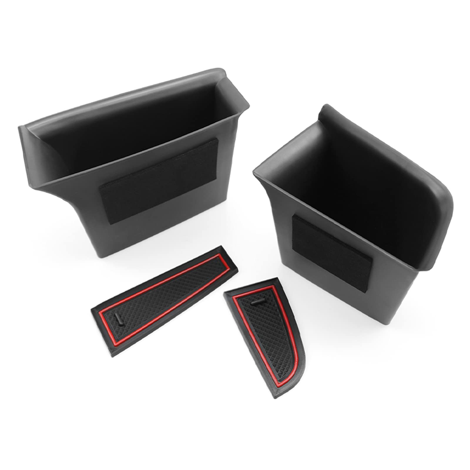 YEE PIN Pudełko do przechowywania przednich drzwi do Mazda 3 2019-2023/CX-30 CX30 2019-2023 Akcesoria do drzwi samochodowych Mazda 3 CX-30 Organizer konsola kieszeń boczna przechowywanie mała zmiana, czarny
