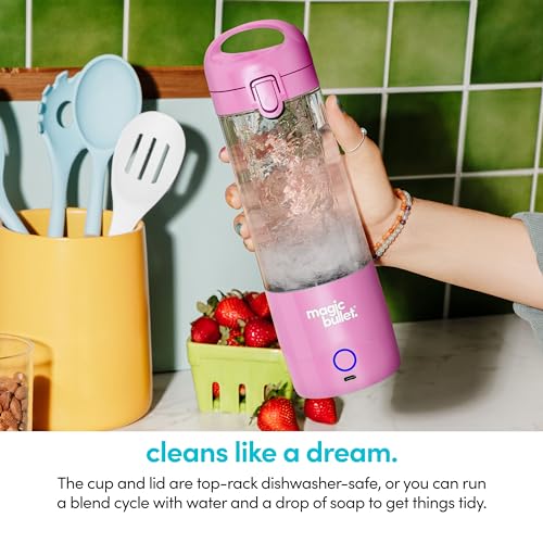 Nutribullet NBP003MA Magic Bullet Portable Blender Mbpb50100Fp Flamingo Pink thumb #6