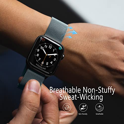 Zedoli Compatível com Apple Watch Band de 40 mm, 38 mm, 41 mm, pulseiras para iWatch SE Series 8 7 6