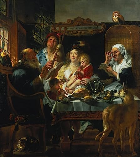 Art Mural Comme l'ancien chante la jeune pipe pour salon contemporain