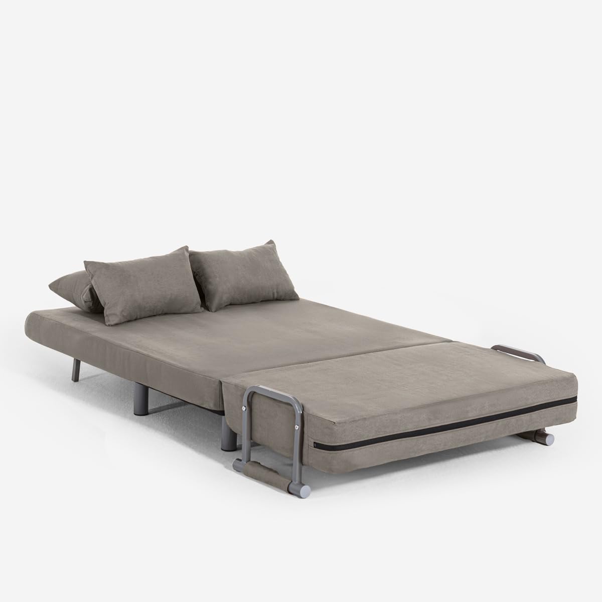 Produce Shop Poltrona Letto in Tessuto Pieghevole salvaspazio Deborah Twin Class - Grigio Scuro