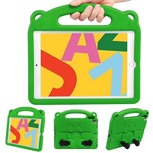 Newstyle Kids Case For Ipad 10.2 2019, Ipad 7Th Generation Case Shockproof Light Weight Protection Handle Stand Kids Case For 2019 Apple Ipad 10.2 Inch (Green) #TOP22