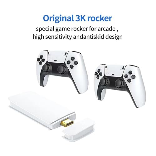 Miniatura 5 de M15 Retro Game Stick, 4K HDMI Output & Wireless Controller Plug and Play Video Game Console with 30000+ Games, Arcade Game Console (128G)