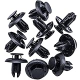Rexka 10pcs Fender Liner Splash Shield Bumper Cover Clip Fastener Rivet for B45A-56-146A Mazda 3, 5, 6, CX-3, CX-5, CX-9 & MX-5 Miata Toyota Scion 90118-WB048