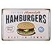 Produktbild Ndier Vecchio Metall Blechschild Fashion Style Hamburger Arte Plakatplatte Slogan Vintage Schild für Zuhause Cafe Bar Pub Cancelleria und Büroprodukte.