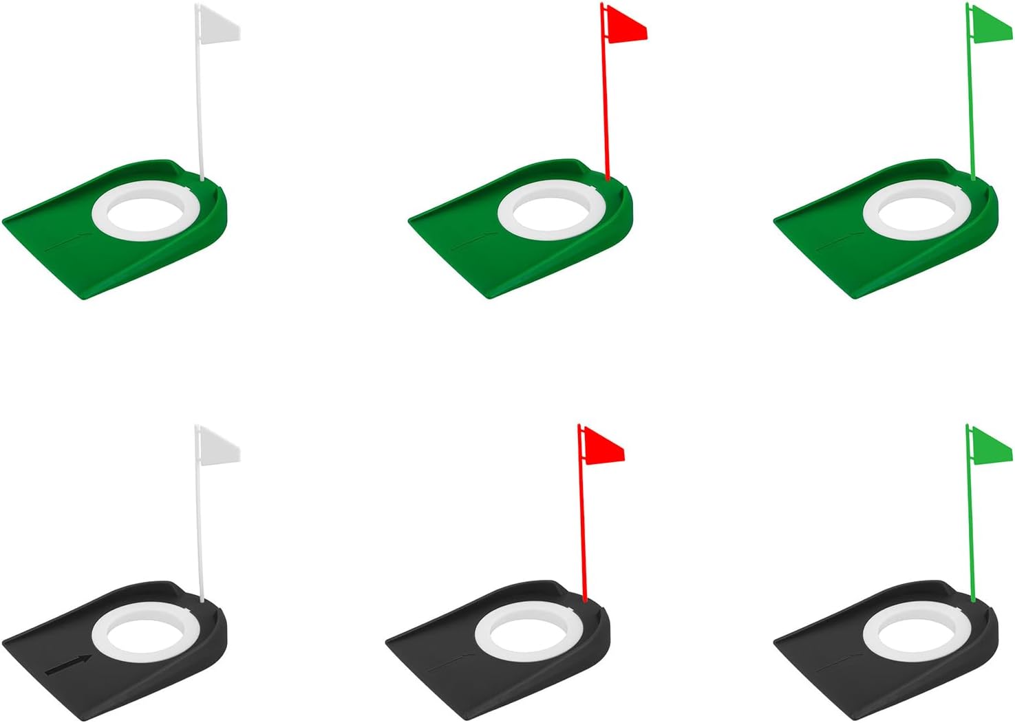 Authentic Golf Putting Practice Mat Automatic Ball Return and Direction Line for Real Green Feel Indoor Outdoor Training