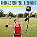 focopot Volleyball Training Equipment Aid,Solo Volleyball Trainer to Practice Serve, Spike, Set and Pass,Perfect Volleyball Trainer Gift for Beginners & Pro