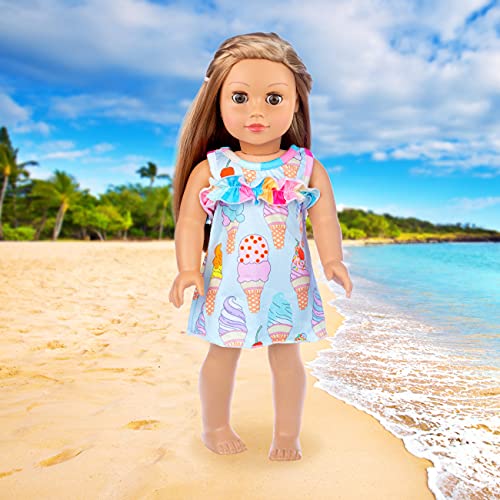 ZITA ELEMENT 7 Stück Puppenzubehör für 43-46cm Babypuppe und 18 Zoll American 18 inch doll Doll Puppe Kleidung… – Bild 7