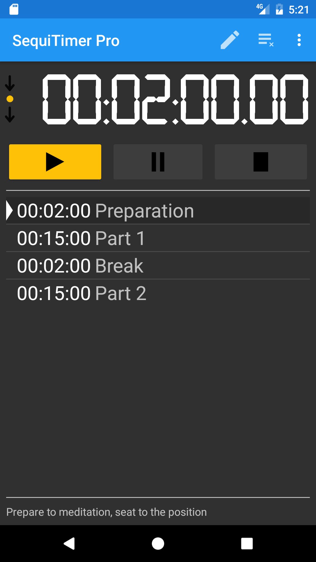 SequiTimer Pro - universal, simple and reliable interval timer - App on ...
