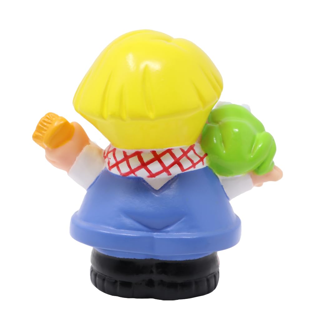 Fisher-Price Parte di ricambio per set da gioco da collezione di piccole persone con suoni di animali della fattoria stabile B8797 - Figura di ricambio di Eddie con rana