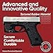 Handleitgrips Handgun Grip Tape Compatible with Glock 43x and Glock 48 - Black Textured Rubber Pistol Grip Tape, Easy Installation, Gun Parts & Accessories, Veteran Owned, Made in The USA