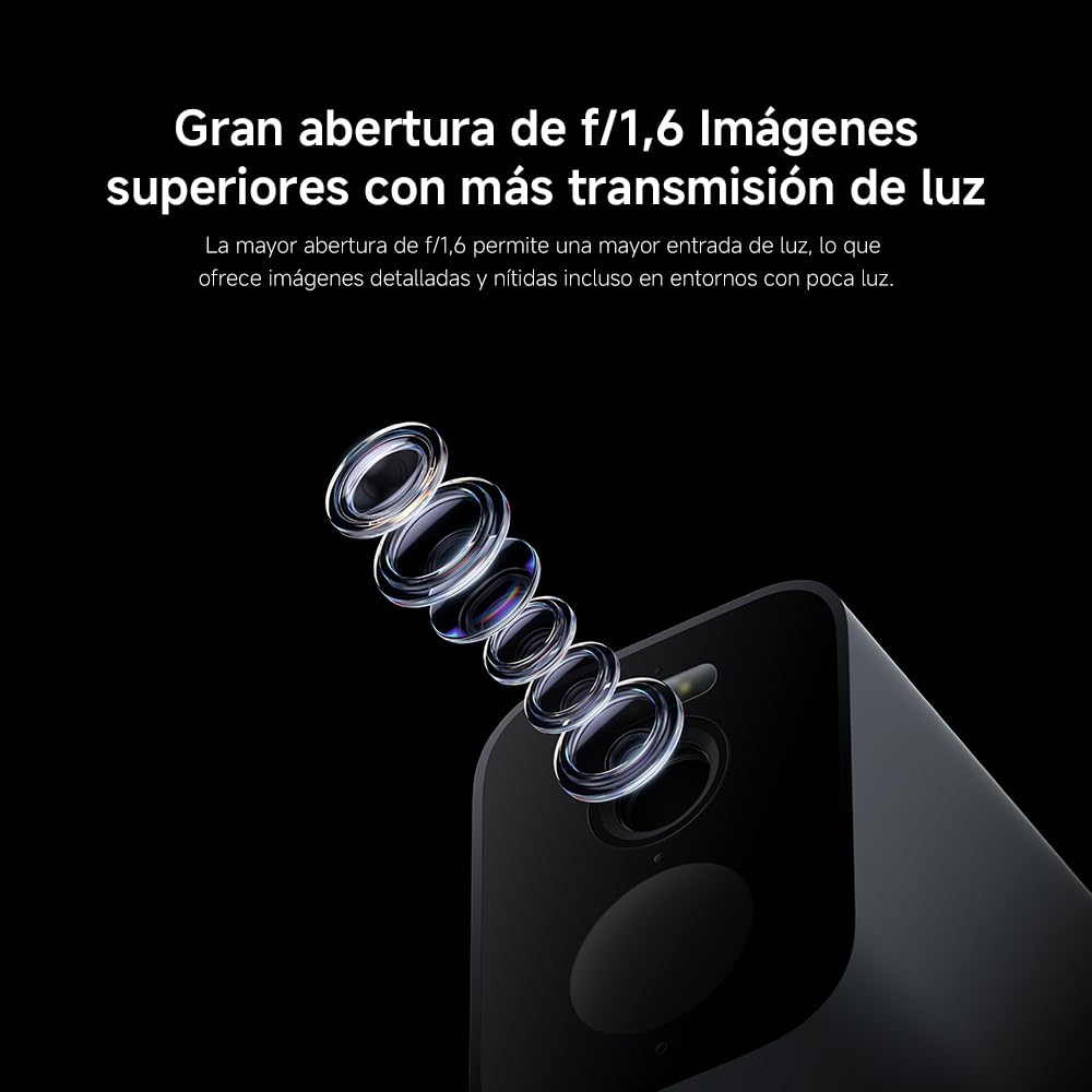 XIAOMI Outdoor Camera BW500, Cámara Exterior con batería de Larga duración, IP67,Resolución de 2,5K y Angulo de 136º, Detector de Movimiento, Visión Nocturna en Color, Placa Solar Opcional