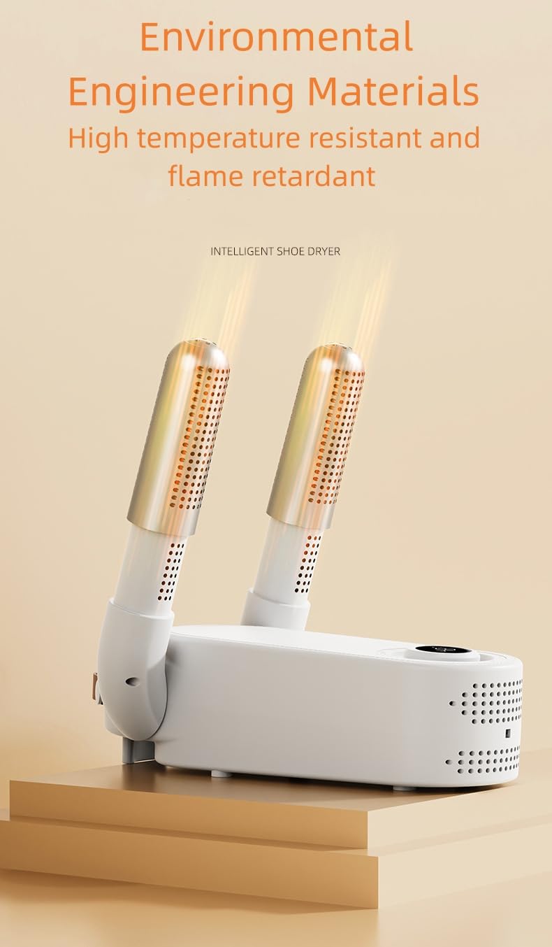 Schuhtrockner -48 °C Konstante Temperatur, Flammhemmend, Geeignet zum Trocknen Verschiedener Gegenstände, Unverzichtbar für Das Tägliche Leben(UK Plug Specifications)