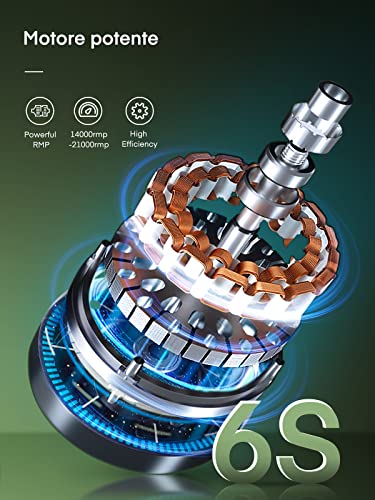 Centrifuga Frutta e Verdura, 800W Estrattore Frutta e Verdura con 75 MM Bocca Larga, Facile Pulizia Acciaio Inox Estrattore di Succo con 2 Velocità 21000RMP, Funzione Antigocciolamento - immagine 4