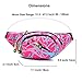 Ausion Fanny Pack Waist Bag for Men&Women Adjustable Belt Hip Bum Bag Fashion Water Resistant Waist Bag for Traveling Casual Running Hiking Cycling