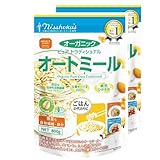 日食 オーガニック ピュア トラディショナルオートミール 800g×2個（ ロールドタイプ 国内製造 無添加 糖質ひかえめ 日本食品製造）