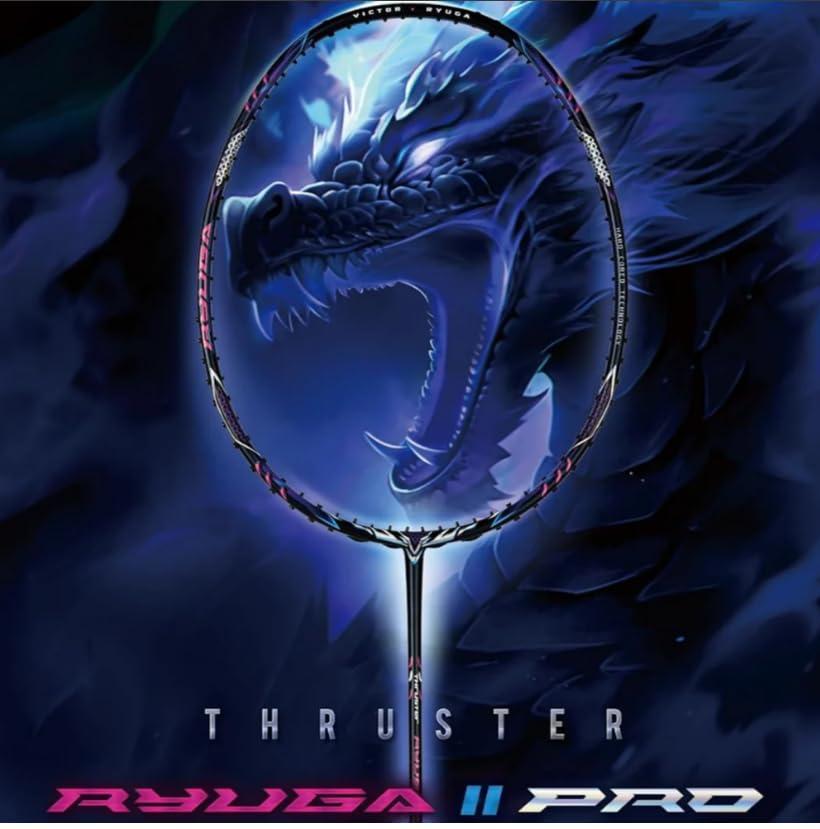Victor Thruster RYUGA II PRO UNSTRUNG Badminton Racket B-4U (Dark