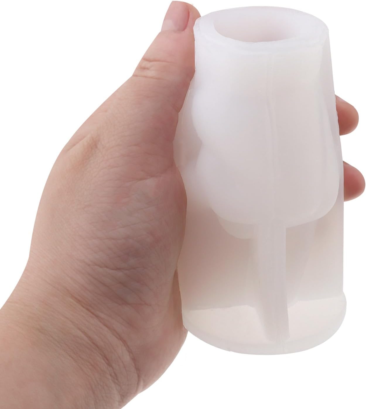 3D Hand Shaped Mold, Middle Finger Gesture Silicone Candle Molds, Resin Casting Pillar Mould, Soap Aromatherapy Home Decorations, Gypsum Clay Crafts Making (7 Inch, Middle Finger)