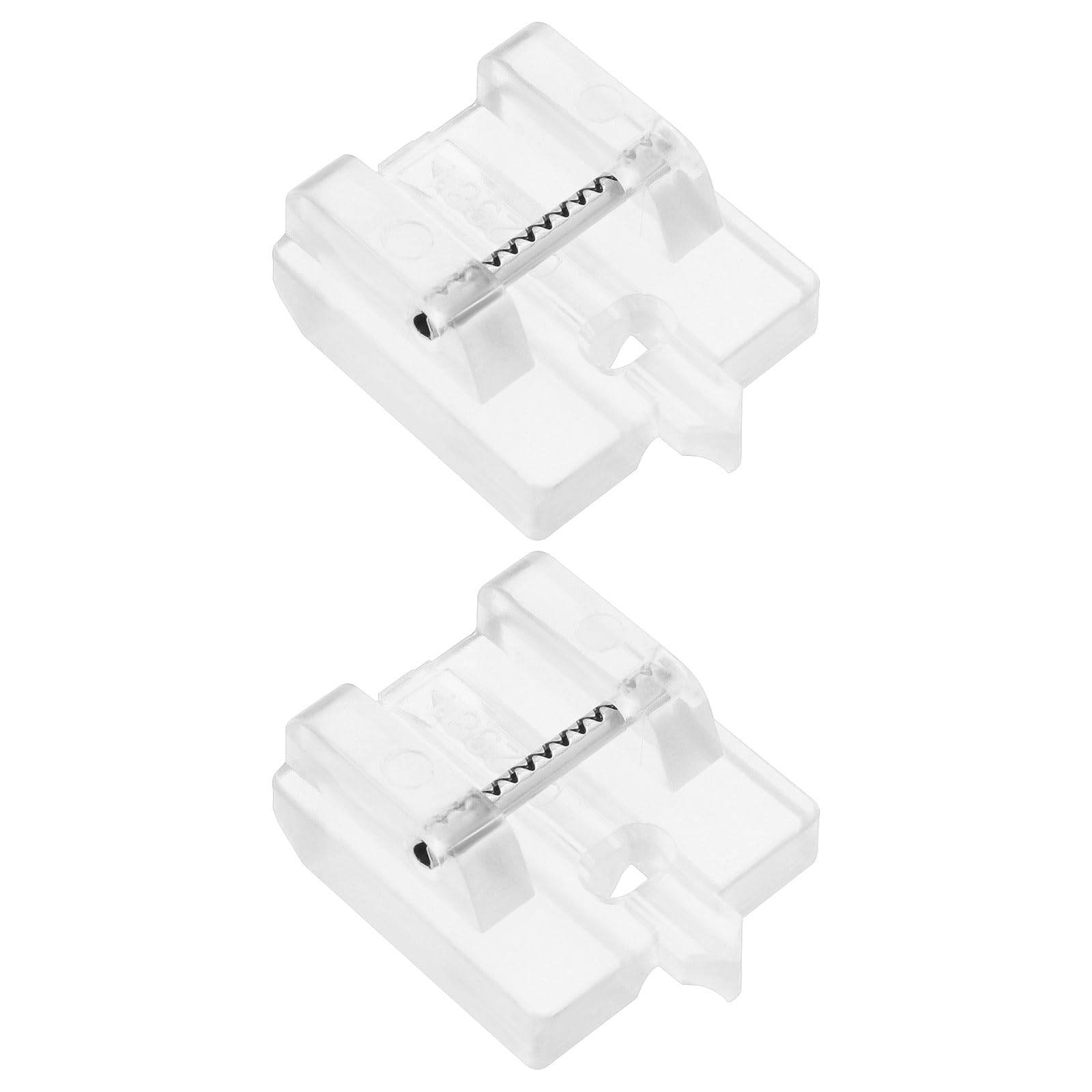 SG Store 2Pcs Clear Invisible Zipper Foot Compatible with Pfaff Expression 2014, Hobby 42, Select 1471, 150, 1520 Sewing Machine Foot