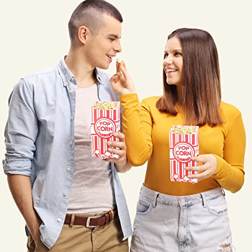 Essenya 202 PCS Popcorn Bags with Popcorn Scoop and Salt Shaker,1 oz Small Pop Corn Bags Popcorn Bags Individual Servings for Popcorn Machine Supplies Party Movie Night Theater (Professional, 202 PCS) - Thumbnail 7