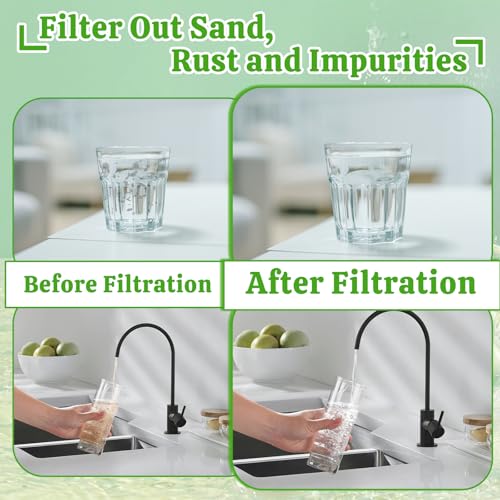 2 Stück Ersatzfilter 50 µm Compatible with Grünbeck Water Filter FS 1 Verdickt PP-Baumwolle Langlebig Hauswasserfilter Ersatz Kerzenfilte Filter Feinfilter