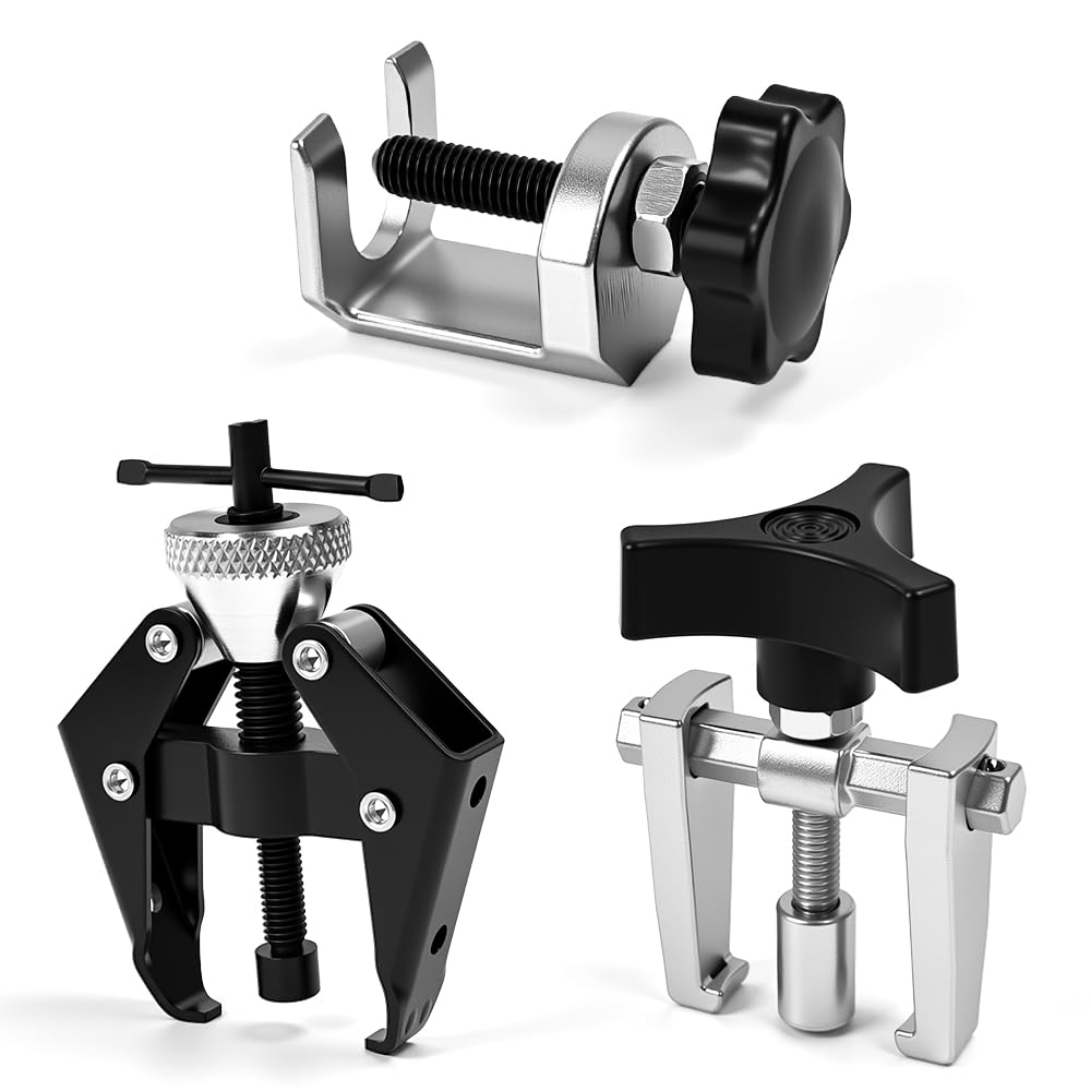 3 Pezzi Set di Estrattori per Tergicristalli Estrattore a Braccio per Tergicristalli per Auto Strumento di Rimozione Braccio Tergicristallo in Acciaio al Carbonio con Manopola Regolabile