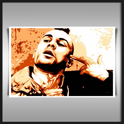TAXI DRIVER MOVIE TRIBUTE A1 340GSM MAXIMUM WEIGHT CANVAS ART PRINT