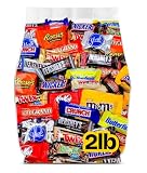 Halloween Chocolate Candy Variety Pack - 2lb Bulk Candy Individually Wrapped - Assorted Halloween Candy for Trick or Treat, Party Favors, Goodie Bags and Pinatas - 2 Pounds