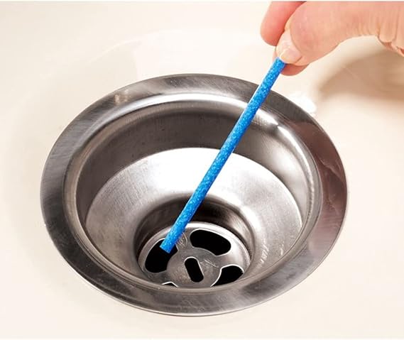 Drain Sticks for Sinks, Disposals, Bath Tubs, and Toilets,1 Pack Set of 12 Sticks.