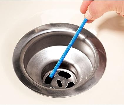 Drain Sticks for Sinks, Disposals, Bath Tubs, and Toilets,1 Pack Set of 12 Sticks.
