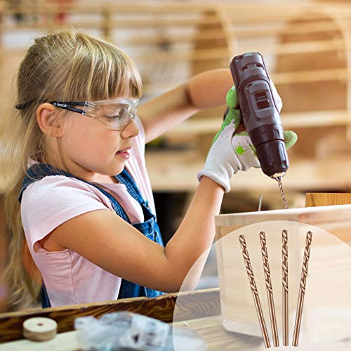 15 Pieces Cobalt Drill Bit Set M35 High Speed Steel Twist Drill Bit Set For Hardened Metal Stainless Steel Cast Iron Woodwork Plastic (1/8 Inch) #TOP3