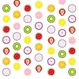 Duraaamo 8 Packs Fruit Party Banner Decorations Twotti Frutti Paper Garland Dancing Frutti Paper Hanging Cutouts Summer Theme Banners for Summer Theme Birthday Party Supplies Decor(Fruit)