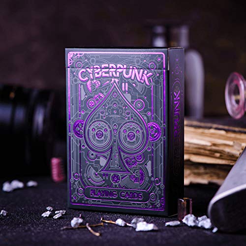 Cyberpunk Purple Playing Cards - Image 8