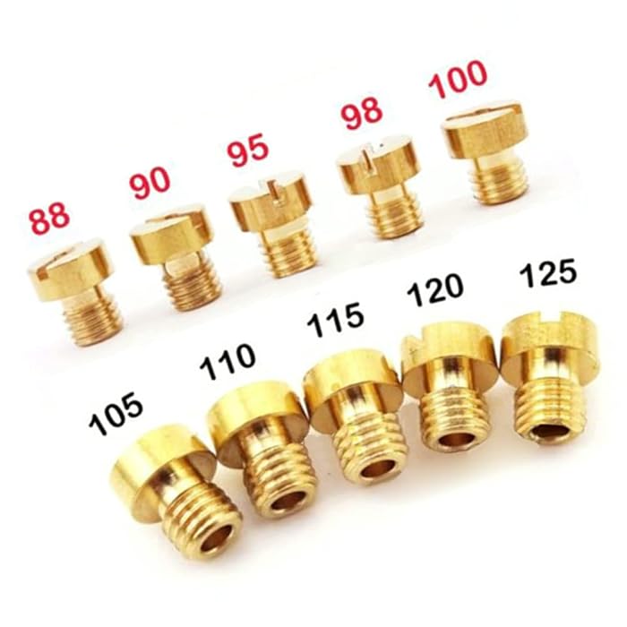 Buy 10Pcs Main Jets Kit Slow Pilot Jet Kit Set for Mikuni VM22 VM24