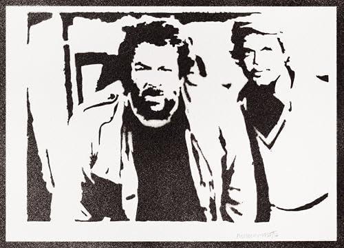 moreno-mata Bud Spen... Autentico Graffiti Hecho a Mano Handmade Poster Peliculas Laminas Decorativas Pared Cuadros Decoracion Salon Modernos Regalos Originales para Hombre y Mujer