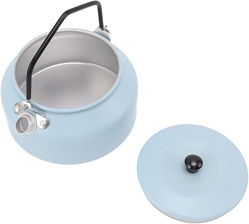 Miniatura 6 de GLOGLOW 0.9L Camping Kettle, Portable Outdoor Tea Coffee Pot Hiking Cooking Gear Hot Water Kettle with Carrying Bag for Camping Picnic Stove Top