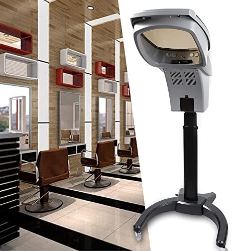 ozone machine for hair - Professional Hair Steamer, Munsinn Micro Mist Salon Styling Hooded Floor Hair Steamer Rolling Salon Ozone Hair Care SPA Steamer Oil Treatment with Rolling Floor Stand Base for Spa and Home Use (Black)