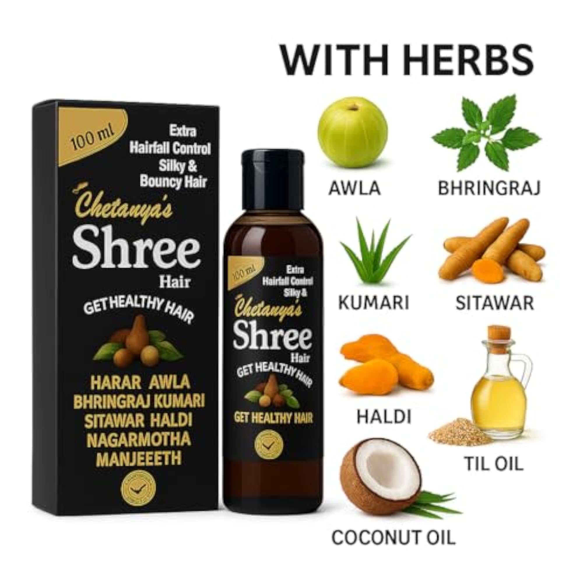 Chetanya's Shree Hair Oil for Smooth Hair