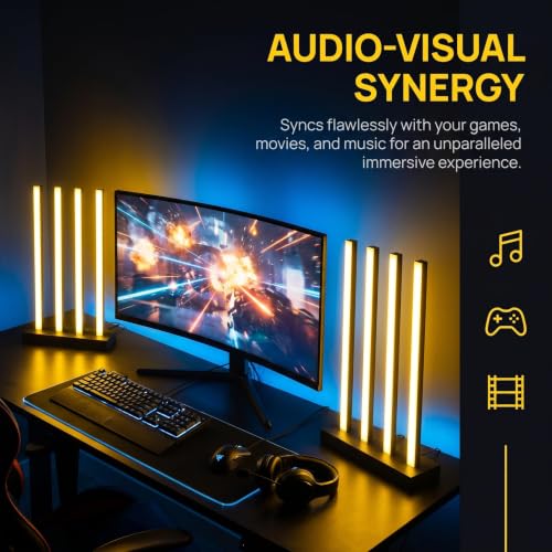 Luz de captación de sonido RGB con brillo regulable para evitar la fatiga visual 3