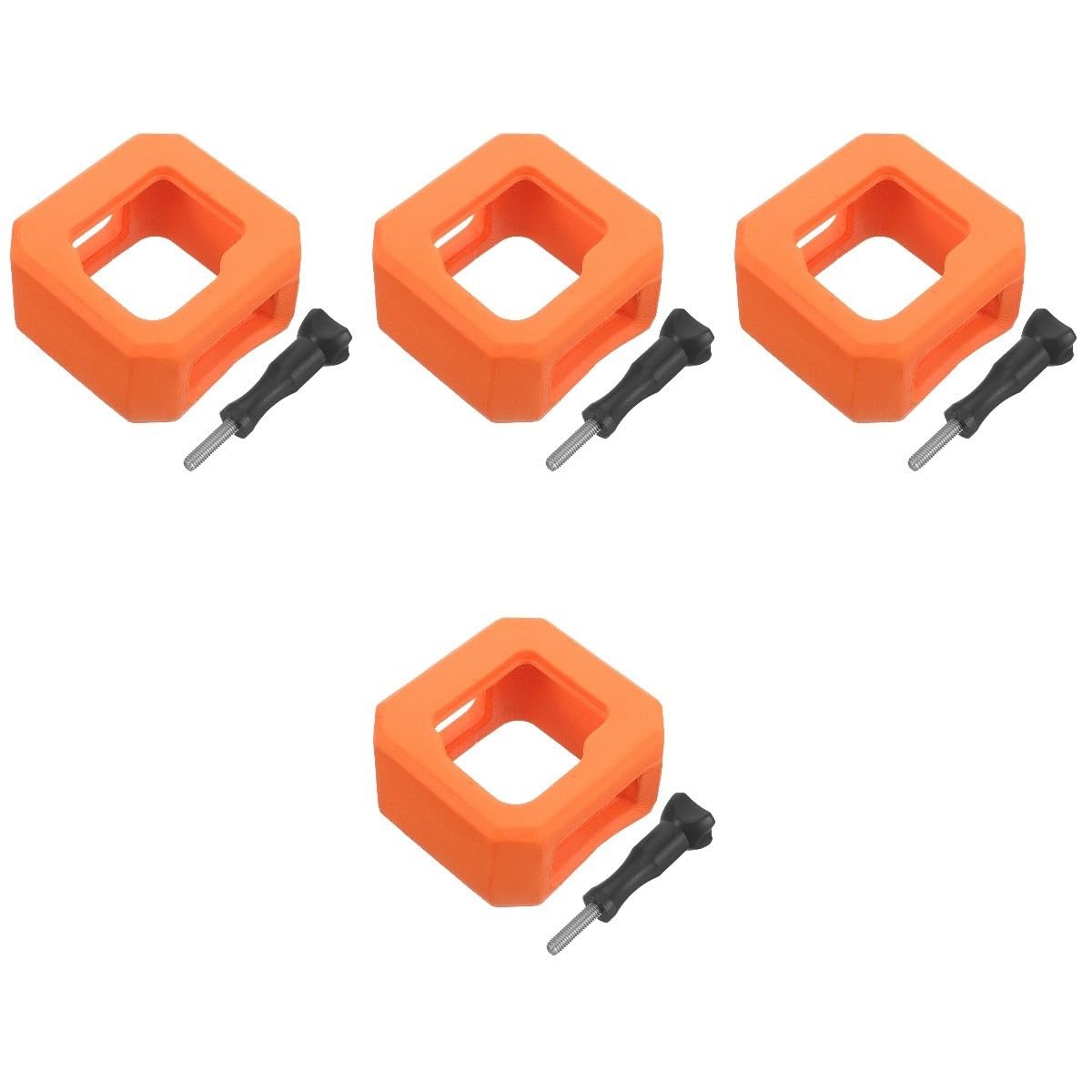 Toyvian 4juegos Funda Flotante para Cámara Mini Accesorio Marco De Protección para Uso Agua para Fotografía Subacuática y Deportes Acuáticos
