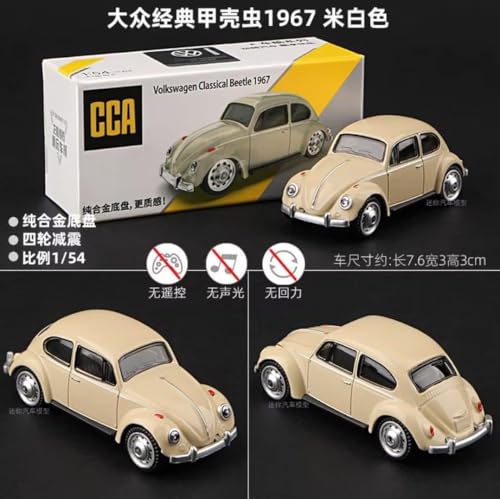 Image of CCA 1:64 Volkswagen Classic Beetle 1967 Collection Cool Car Series 3+ Years (Cream)